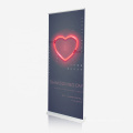 Custom Beautiful banner pull display stand trade show Aluminum wide base roll up banner stand